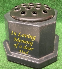 Loving Memory Dad Grave Vase