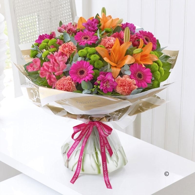 Grandparents Day Vibrant Hand tied