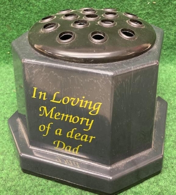 Loving Memory Dad Grave Vase