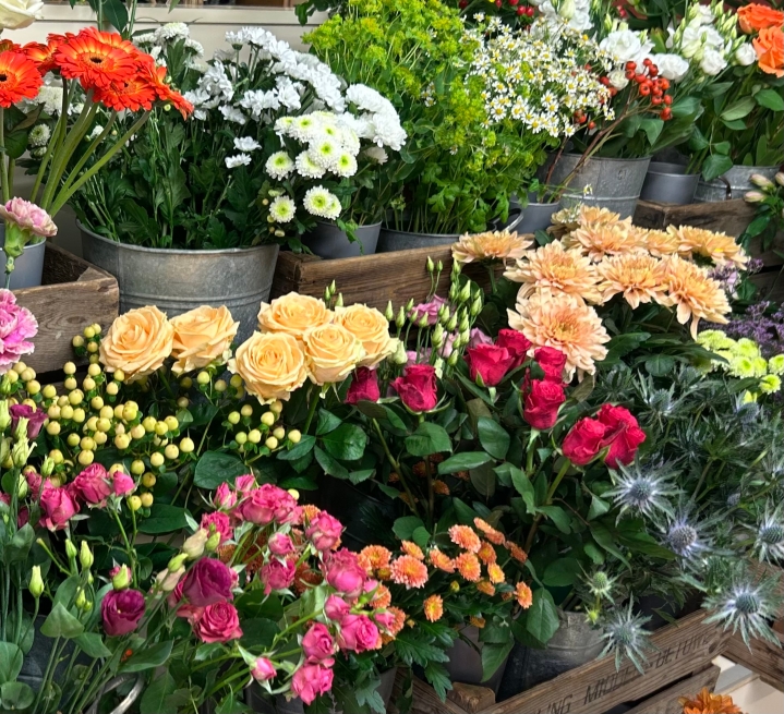 Florist choice seasonal wrap.