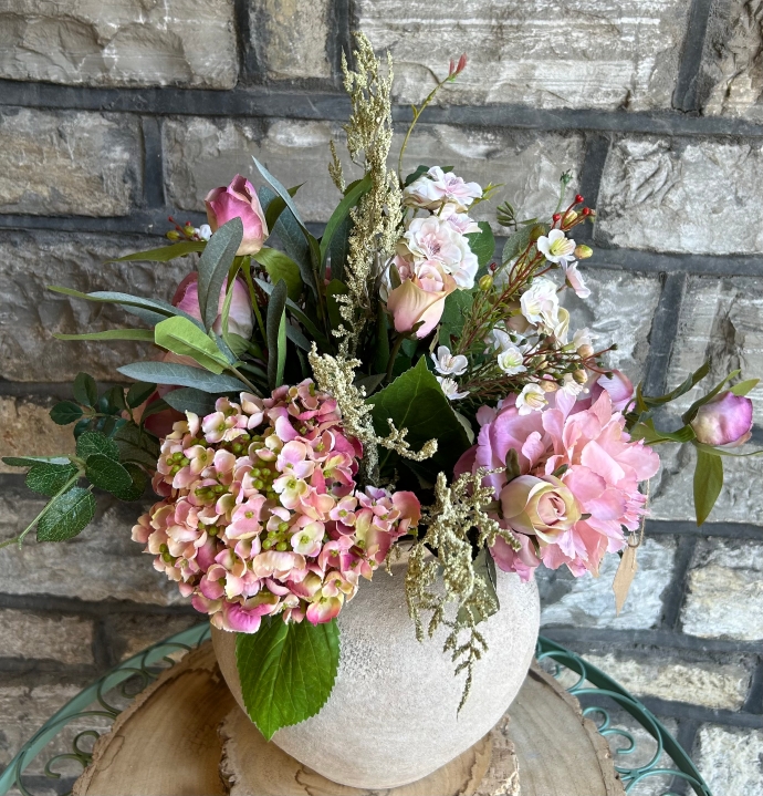 Forever Flowers Blush Garden Elegance