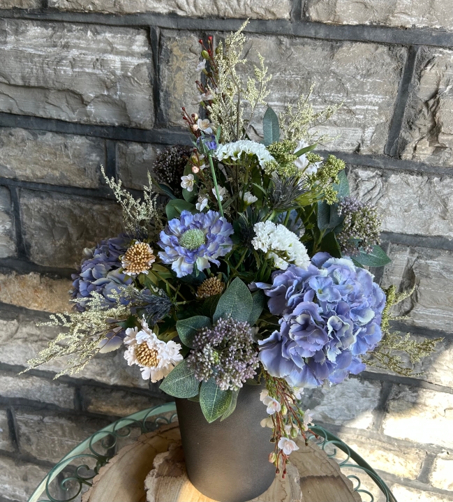 Forever Flowers Misty Meadow Blue