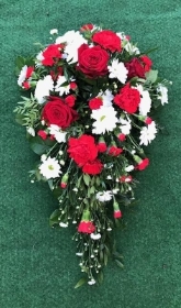 Single Spray Seasonal in Red & White