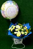 Baby Boy Hand Tied With Balloon