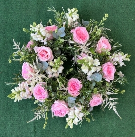 Open Rose Wreath