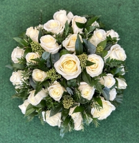 White Rose open posy